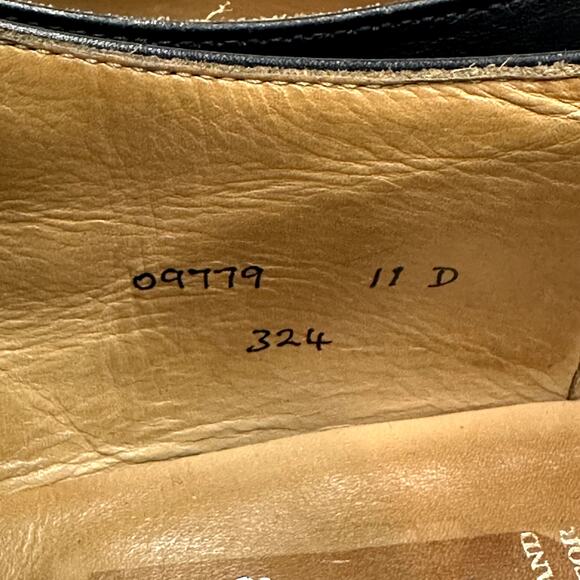 Crockett & Jones x Peal & Co. x Brooks Brothers Monk Strap Wingtip Black 324 11 - Picture 9 of 13